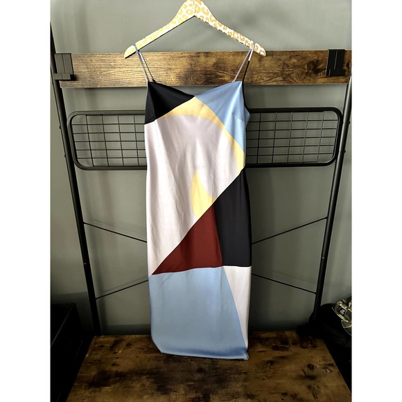 J. Crew Dresses & Skirts - J. Crew Collection Women’s Colorblock Polyester Slip Dress | Size 6
